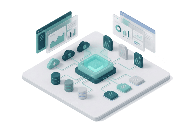 Natural language access illustration